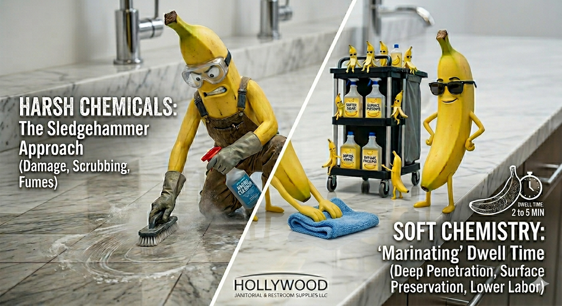 Stop Scrubbing, Start Marinating: Why "Soft Chemistry" Needs Time to Work