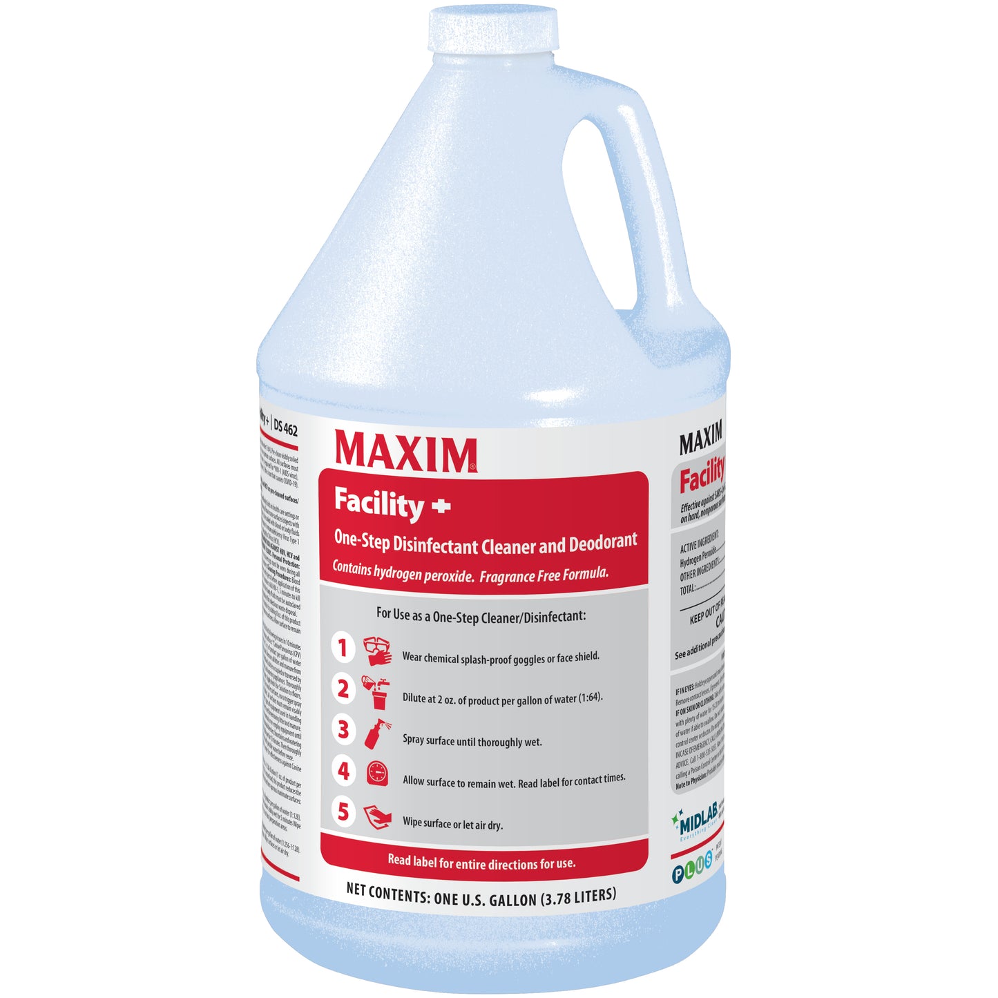 Facility+ One-Step Disinfectant Cleaner | 4/1 Gallon Case